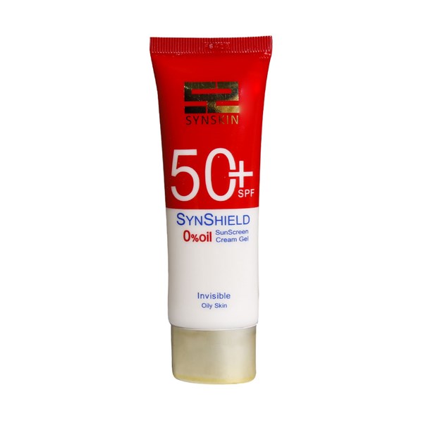 تصویر کرم ژل ضد آفتاب مناسب پوست‌های چرب ساین اسکین Syn Skin با SPF50 حجم 50 میلی‌لیتر