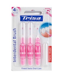 تصویر مسواک بین دندانی تریزا Trisa مدل Interdental Brush 1.3mm بسته سه عددی